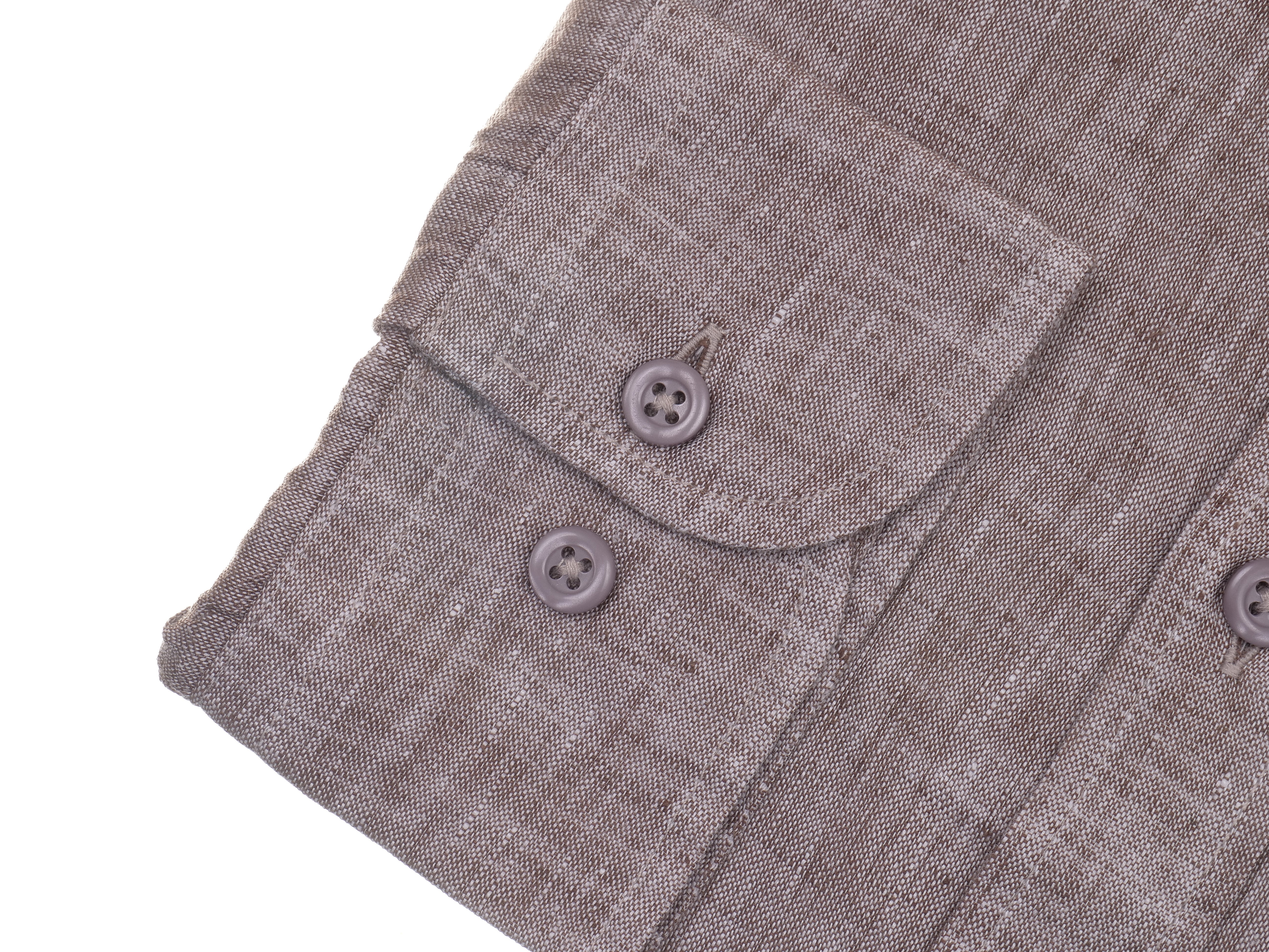 Langarmhemd modern fit aus Leinen mit Button-down Kragen und Brusttasche von Daniel Fey