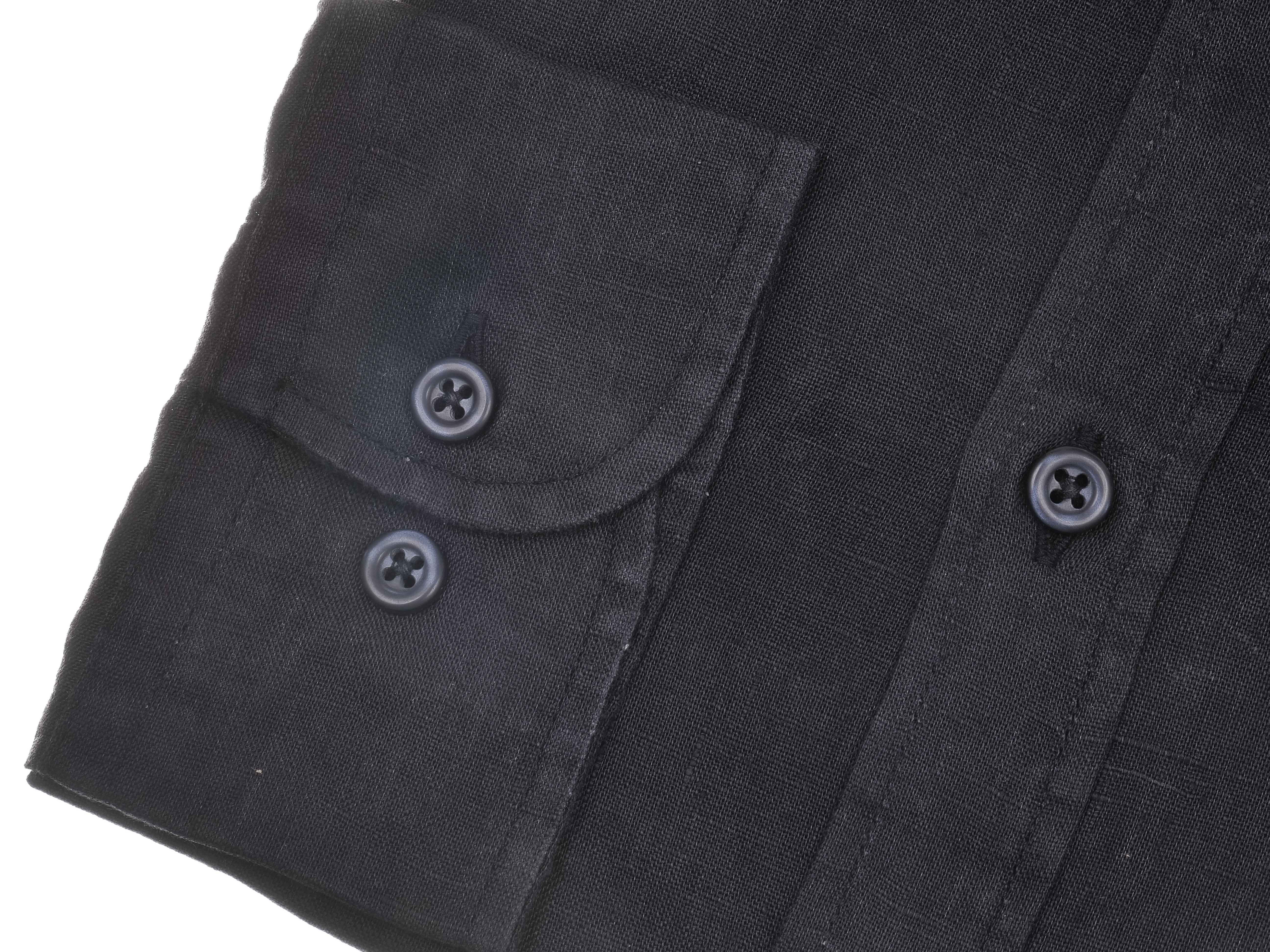 Langarmhemd modern fit aus Leinen mit Button-down-Kragen und Brusttasche von Daniel Fey