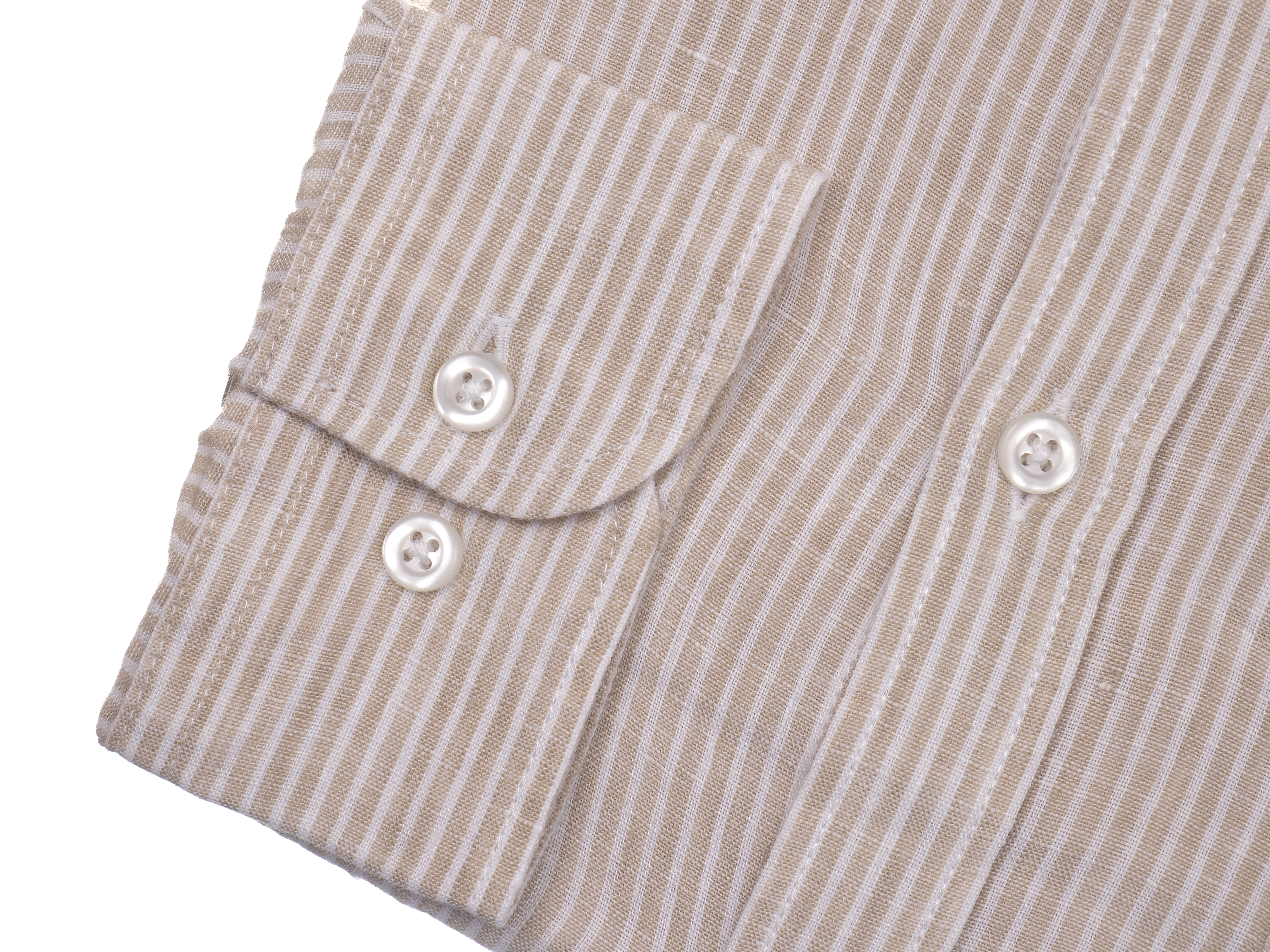 Leinenhemd Daniel Fey modern fit mit Button-down Kragen