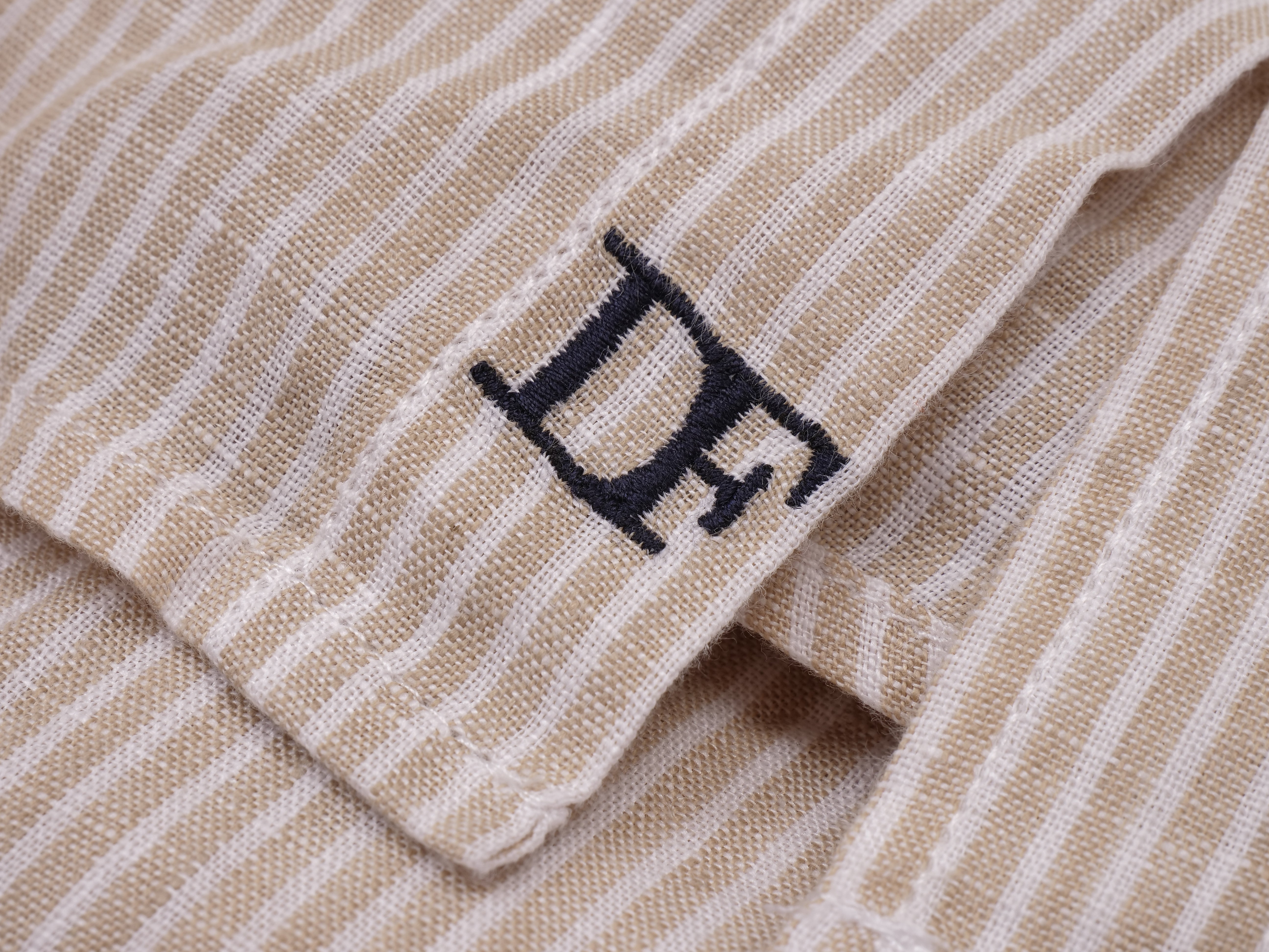 Leinenhemd Daniel Fey modern fit mit Button-down Kragen