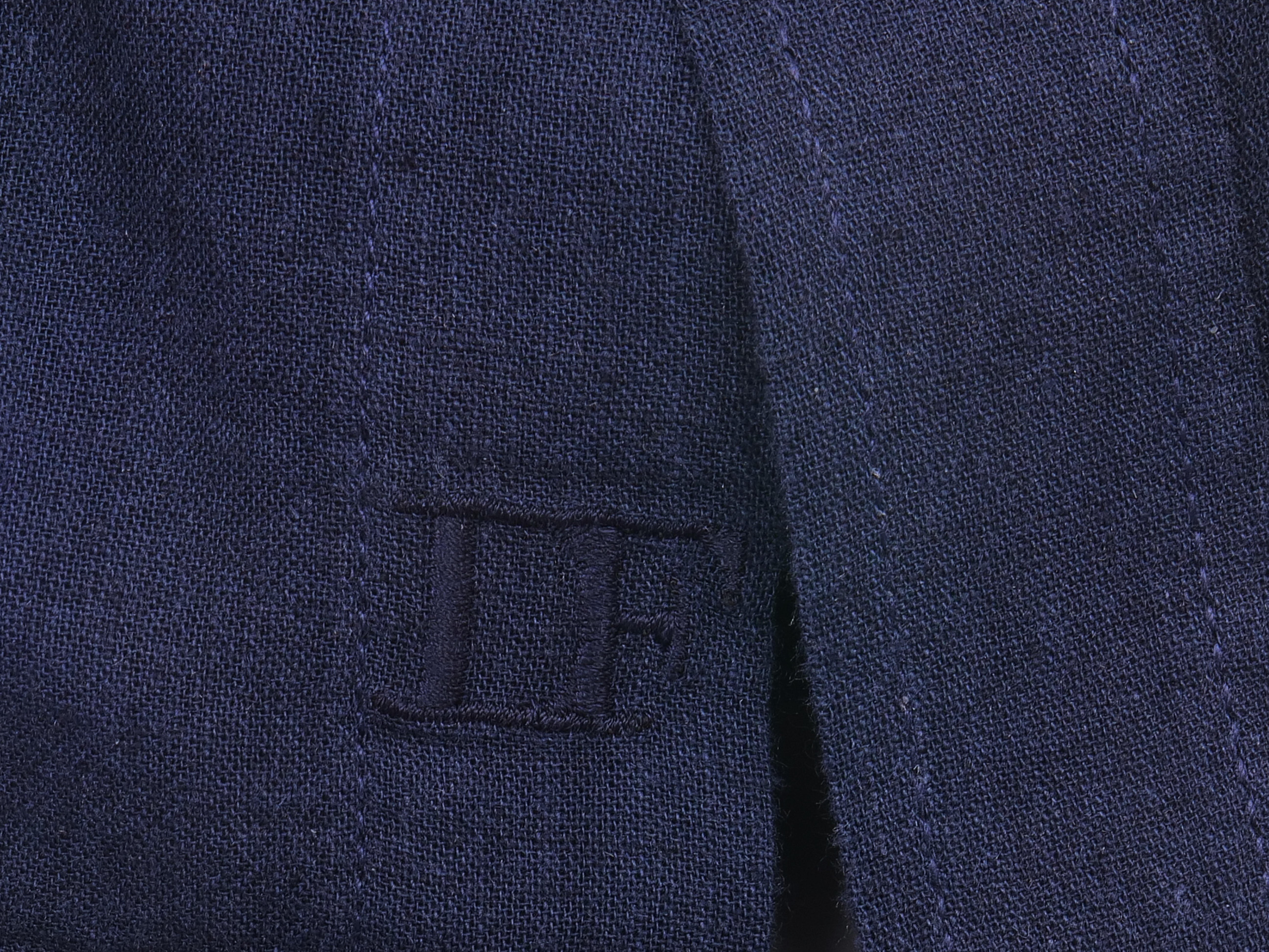 Langarmhemd modern fit aus Halbleinen mit Stehkragen von Daniel Fey