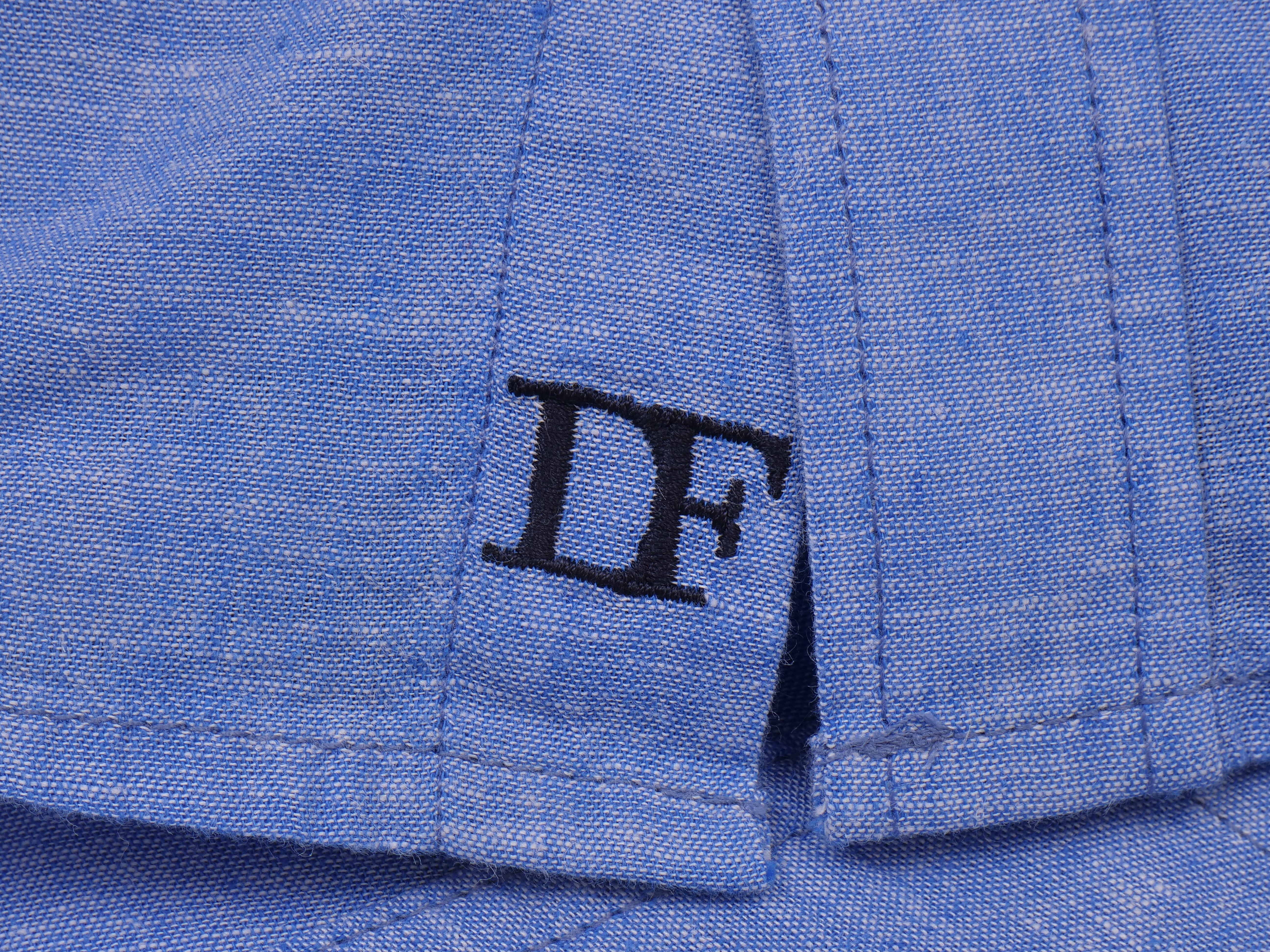 Langarmhemd modern fit aus Halbleinen mit Stehkragen von Daniel Fey