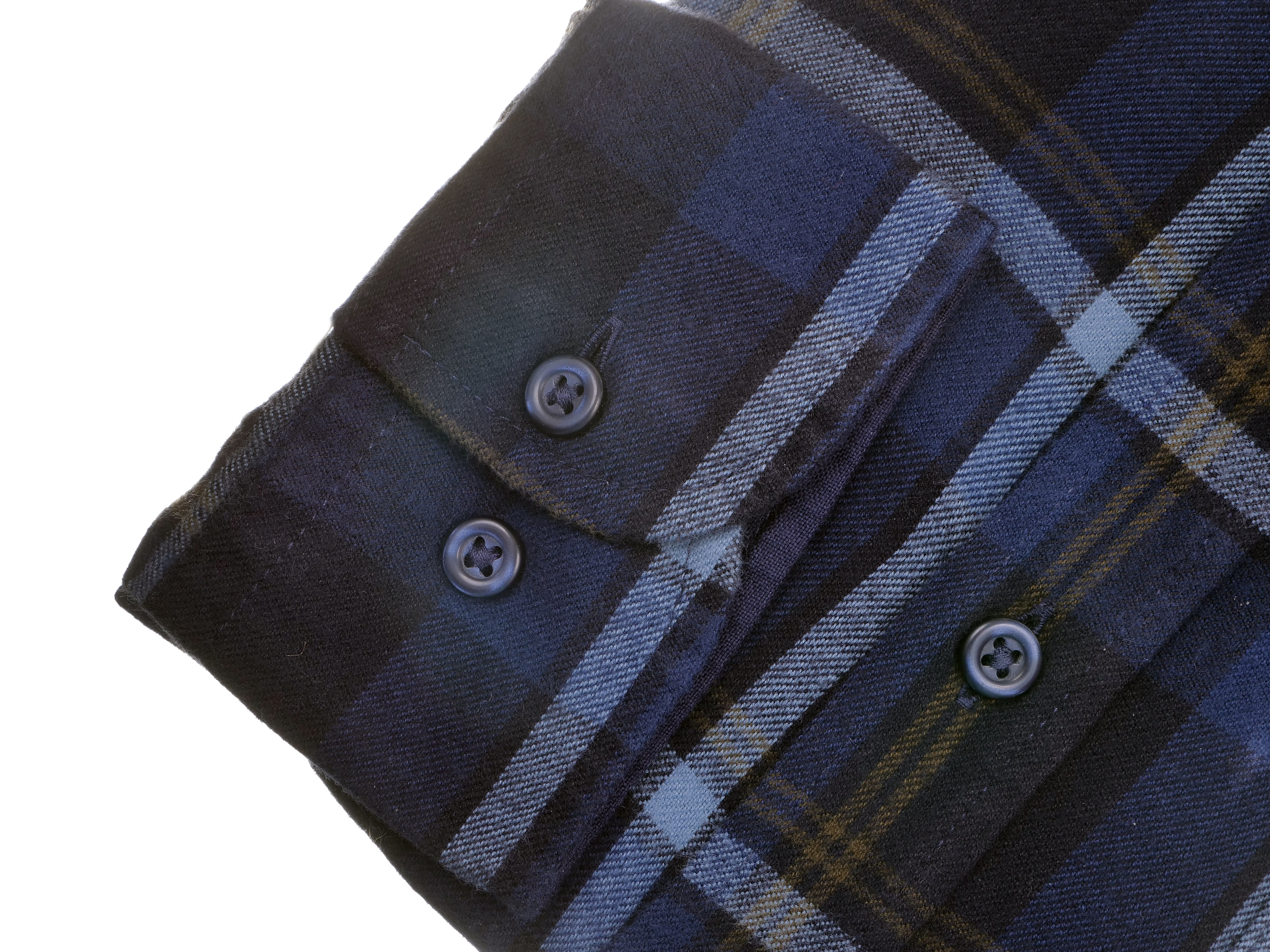Langarmhemd modern fit aus Flanell mit Button-down-Kragen und Brusttasche von Daniel Fey