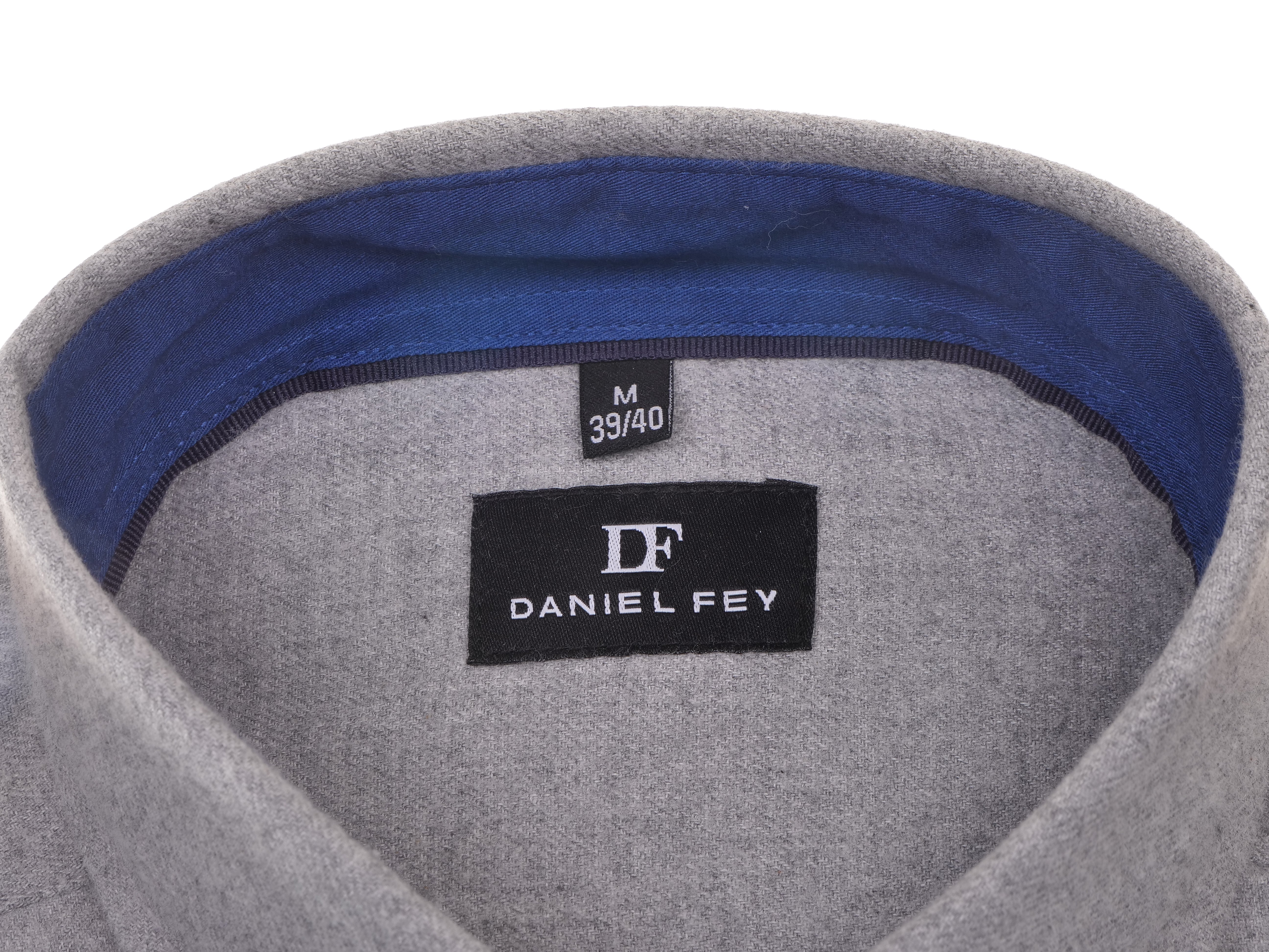 Langarmhemd modern fit aus Flanell mit Button-down-Kragen und Brusttasche von Daniel Fey
