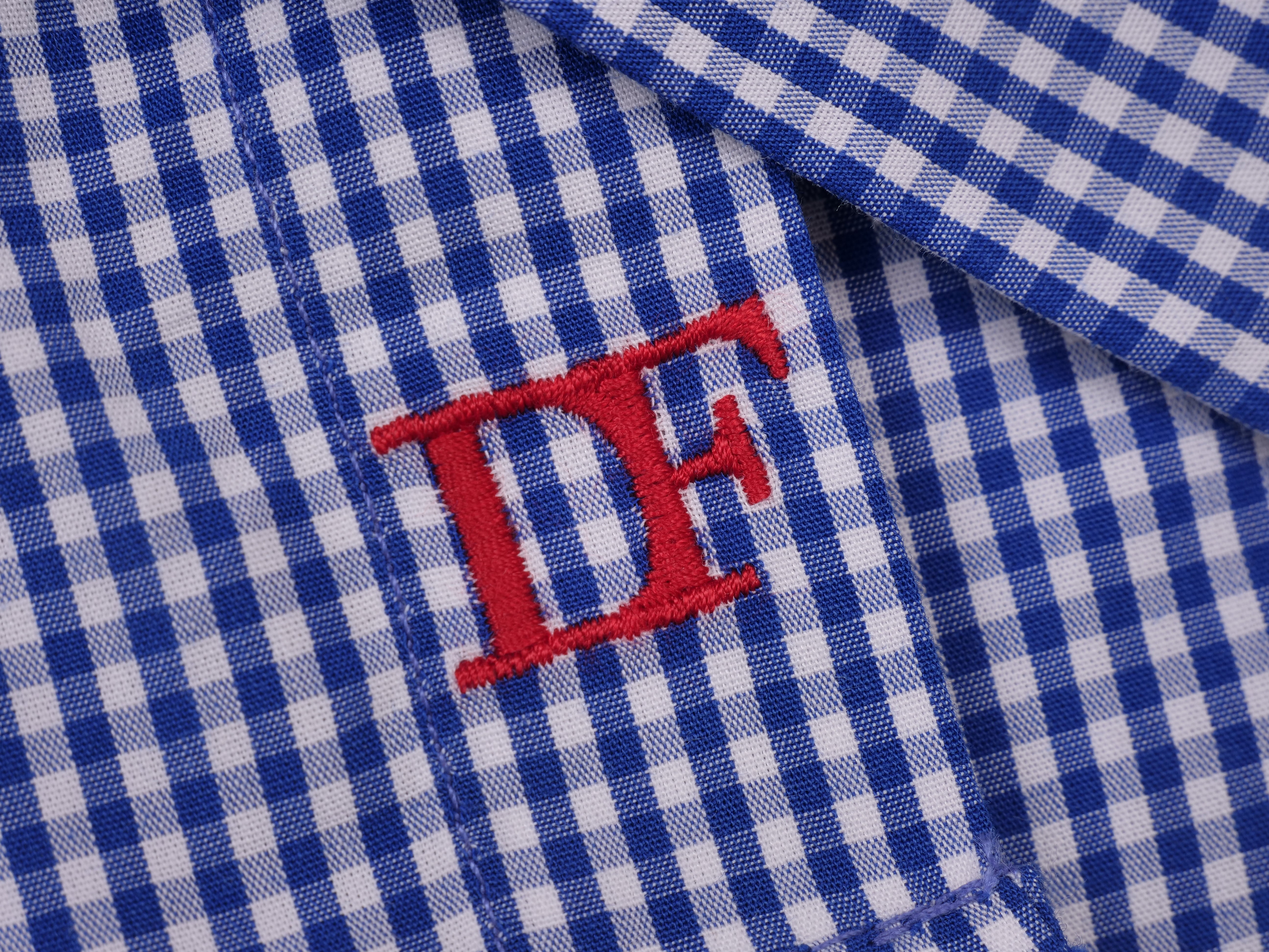 Langarmhemd modern fit aus Baumwolle mit Haifisch-Kragen von Daniel Fey