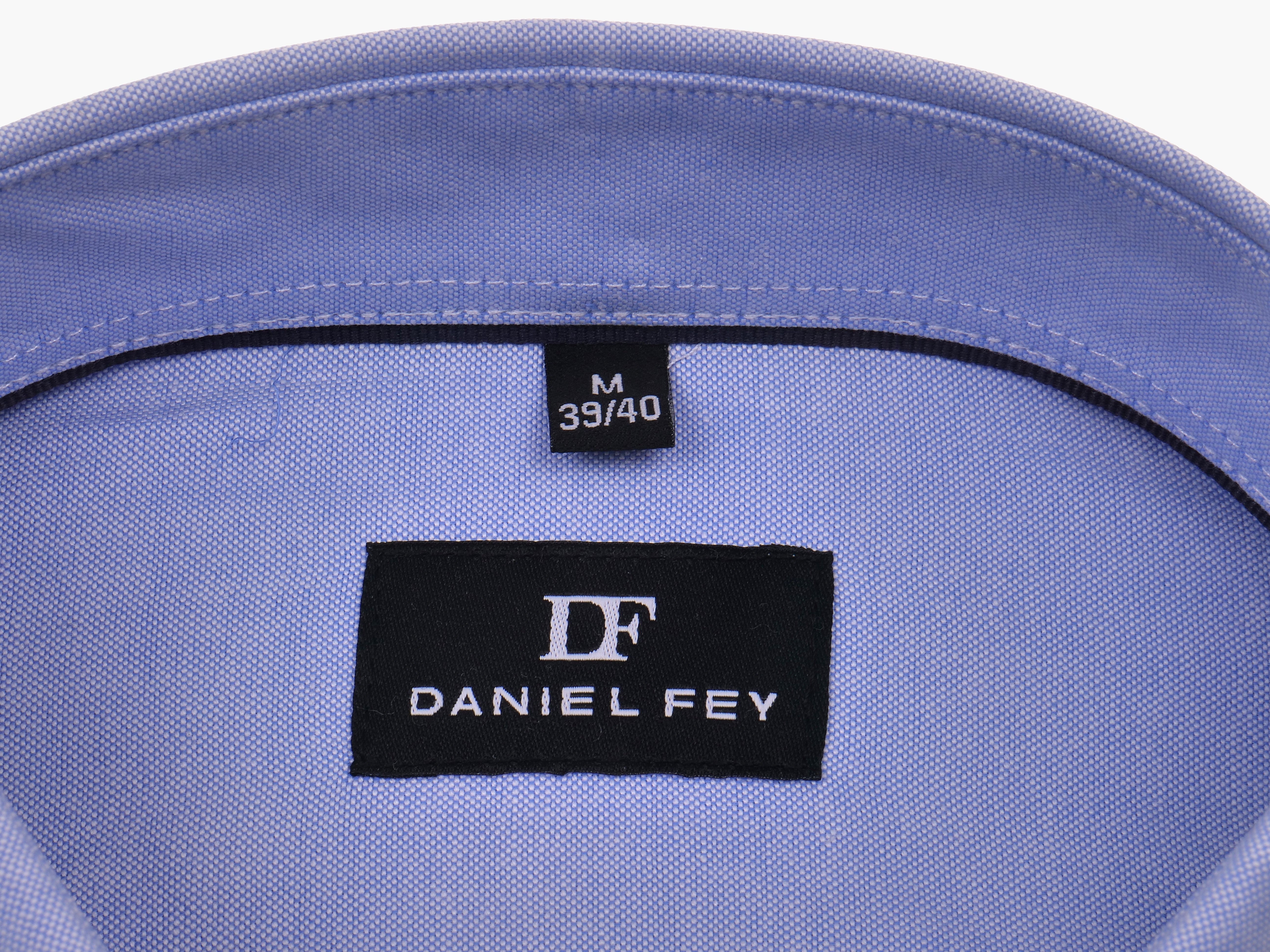 Langarmhemd modern fit aus Baumwolle mit Haifisch-Kragen von Daniel Fey