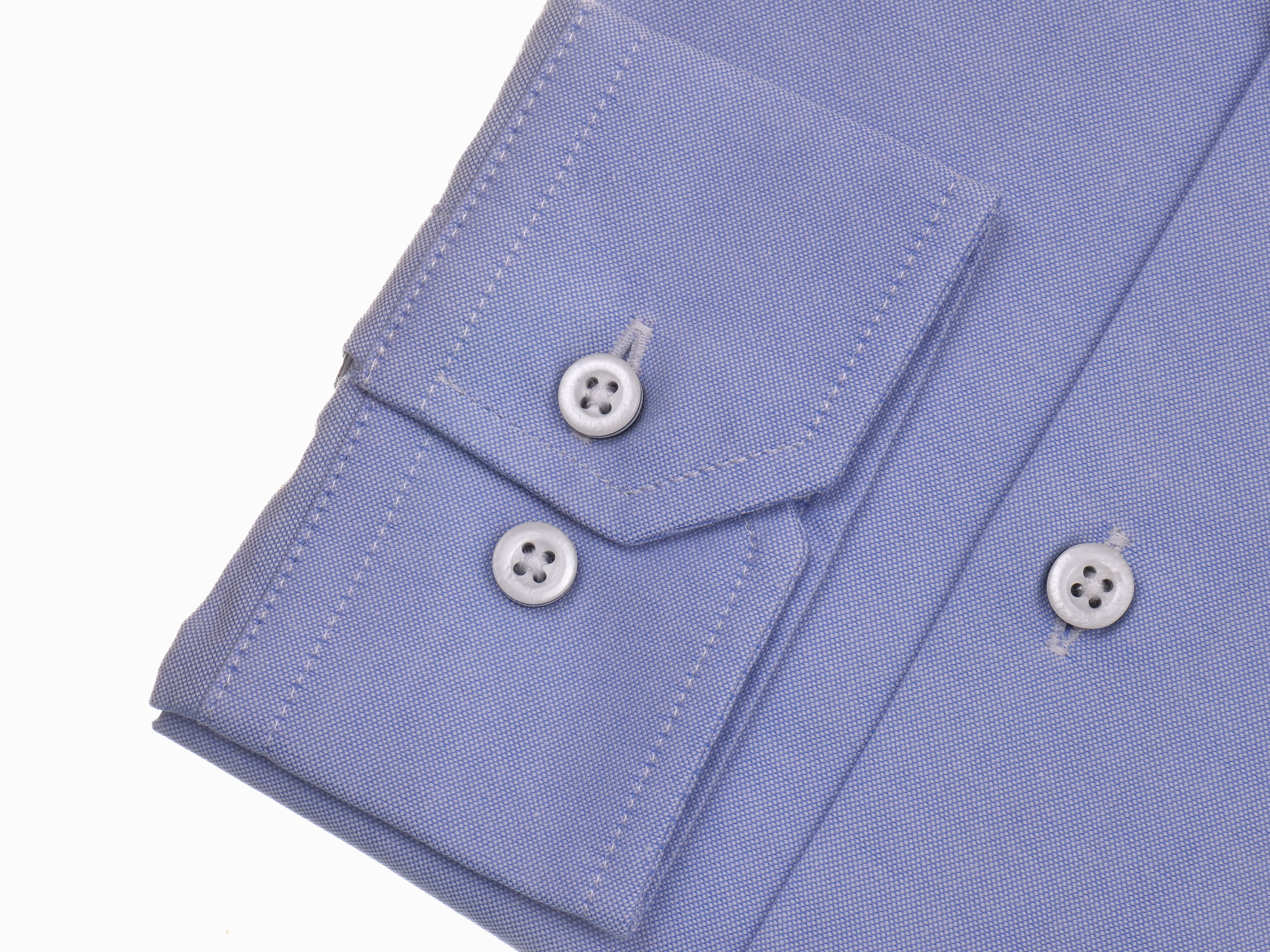 Langarmhemd modern fit aus Baumwolle mit Haifisch-Kragen von Daniel Fey