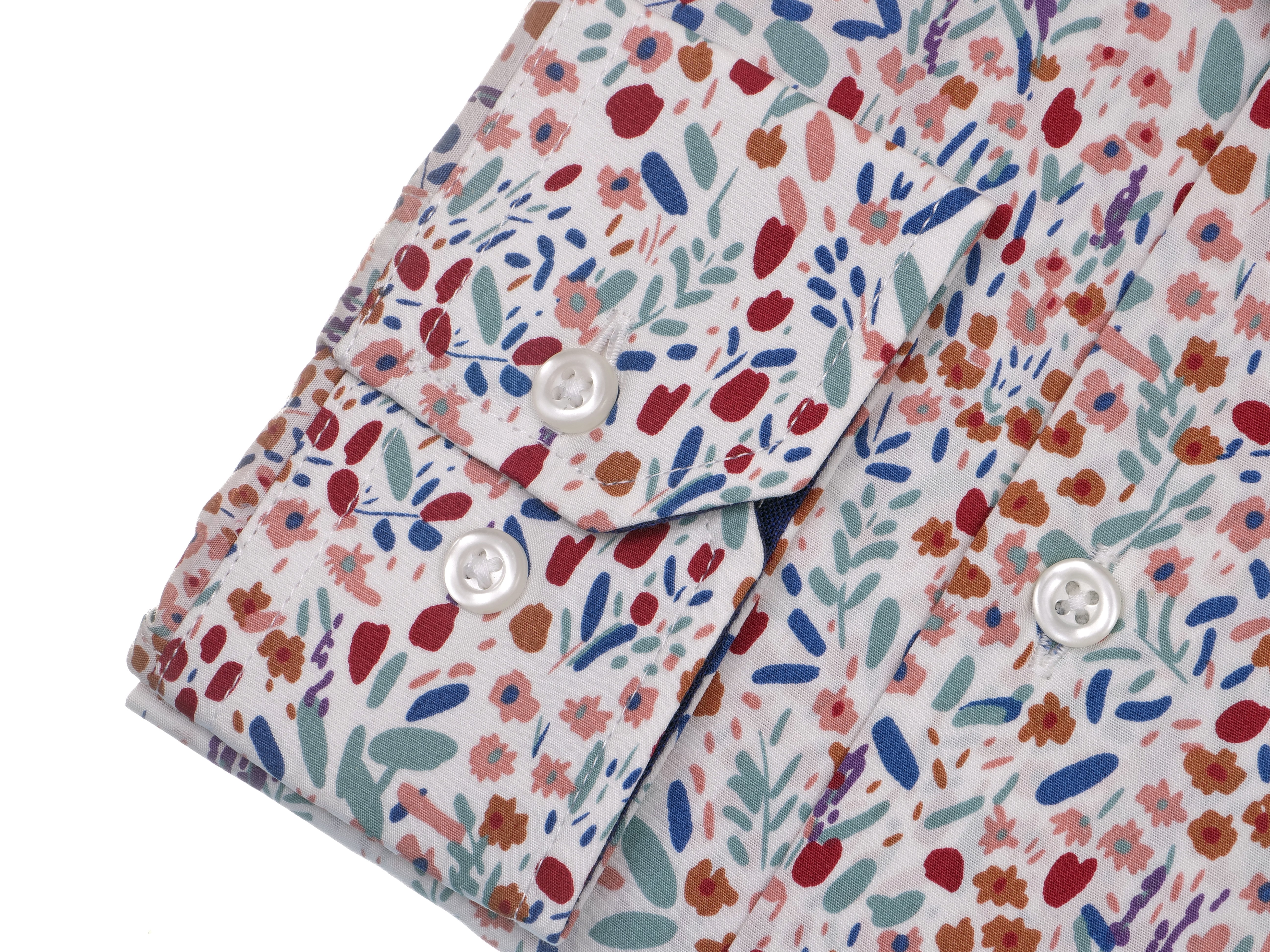 Langarmhemd modern fit aus Baumwolle mit Haifisch-Kragen von Daniel Fey