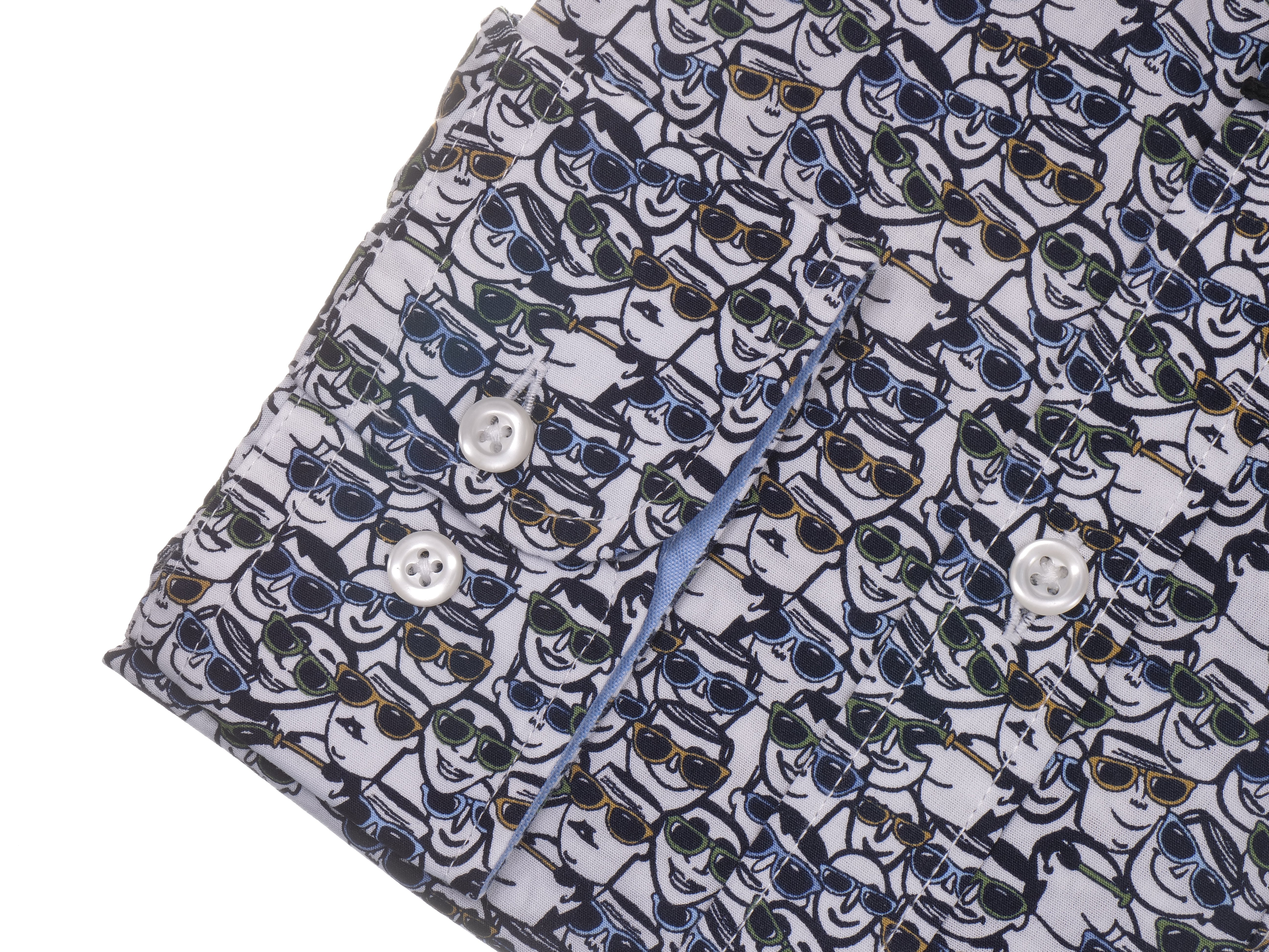 Langarmhemd modern fit aus Baumwolle mit Button-down-Kragen und Brusttasche von Daniel Fey