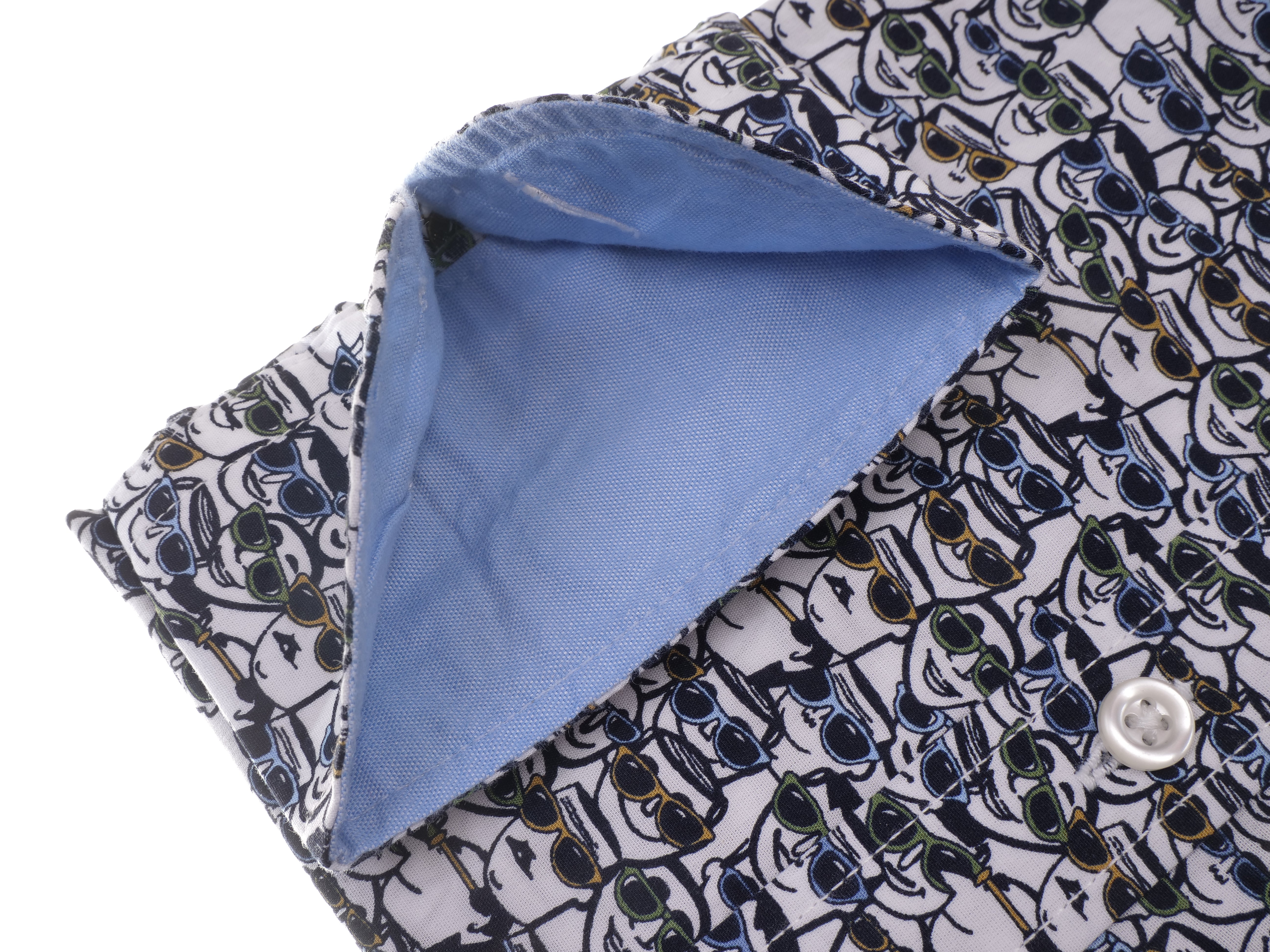 Langarmhemd modern fit aus Baumwolle mit Button-down-Kragen und Brusttasche von Daniel Fey