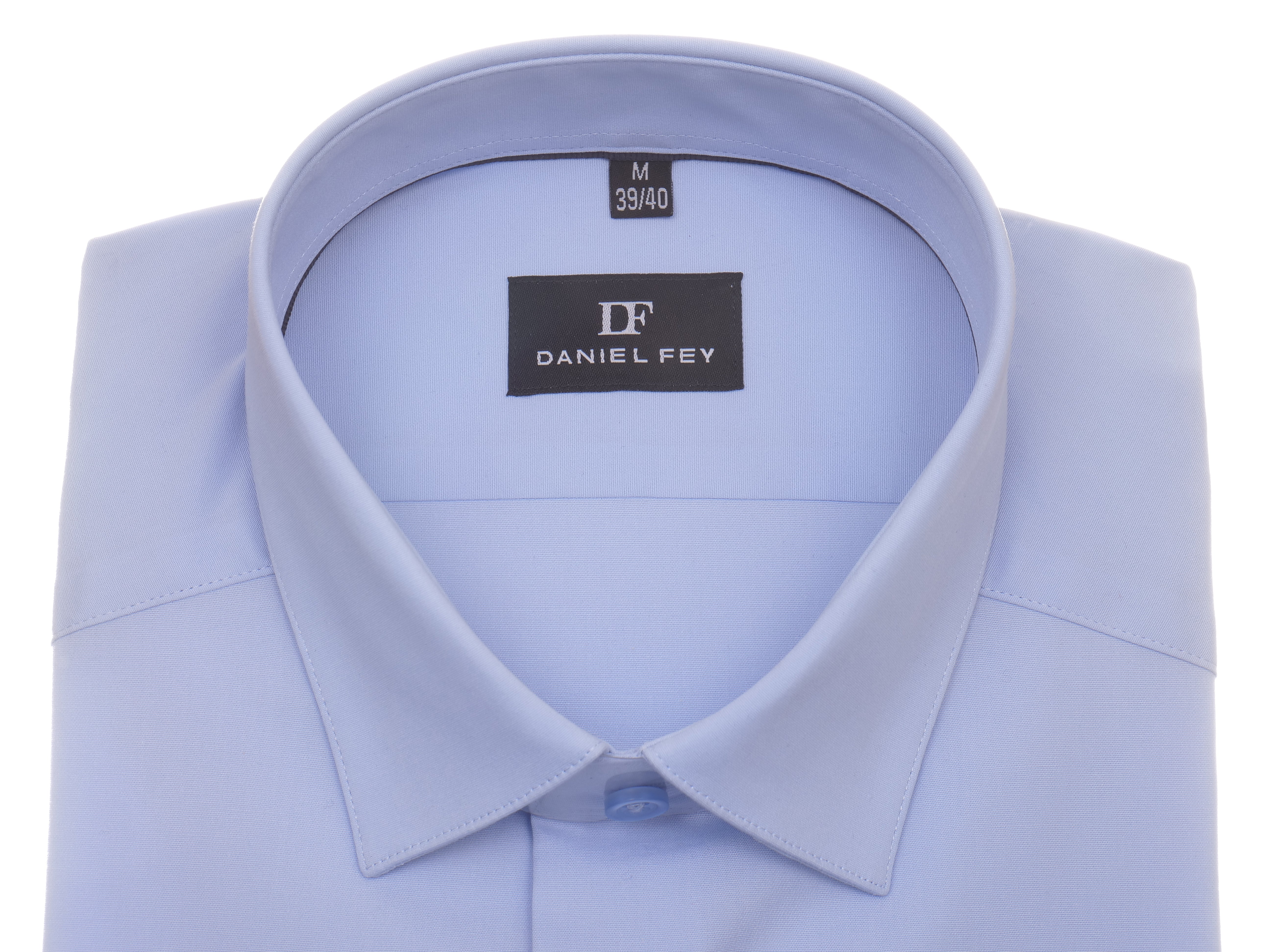 Langarmhemd modern fit aus Baumwolle-Elasthan mit Kent-Kragen von Daniel Fey