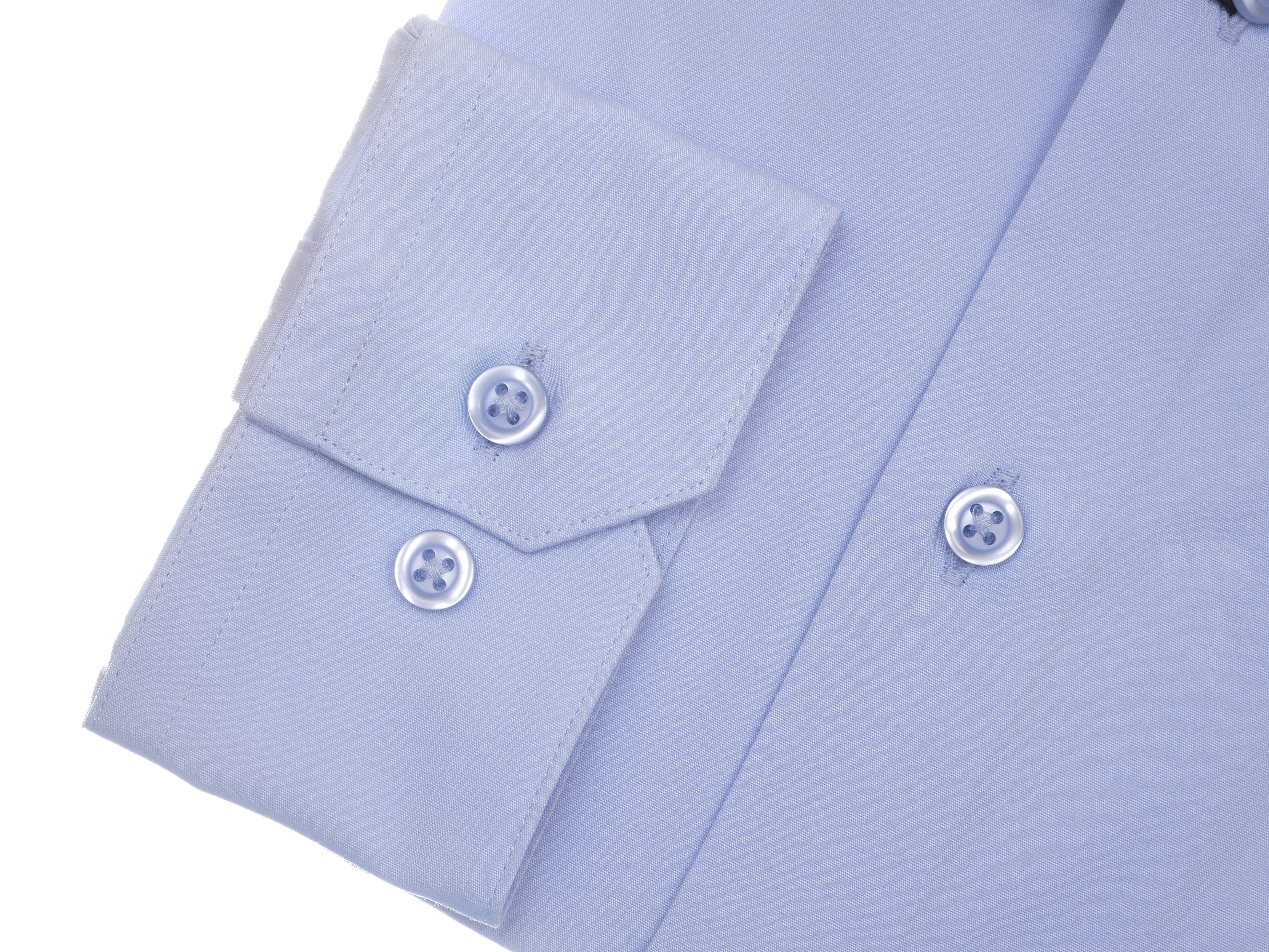 Langarmhemd modern fit aus Baumwolle-Elasthan mit Kent-Kragen von Daniel Fey