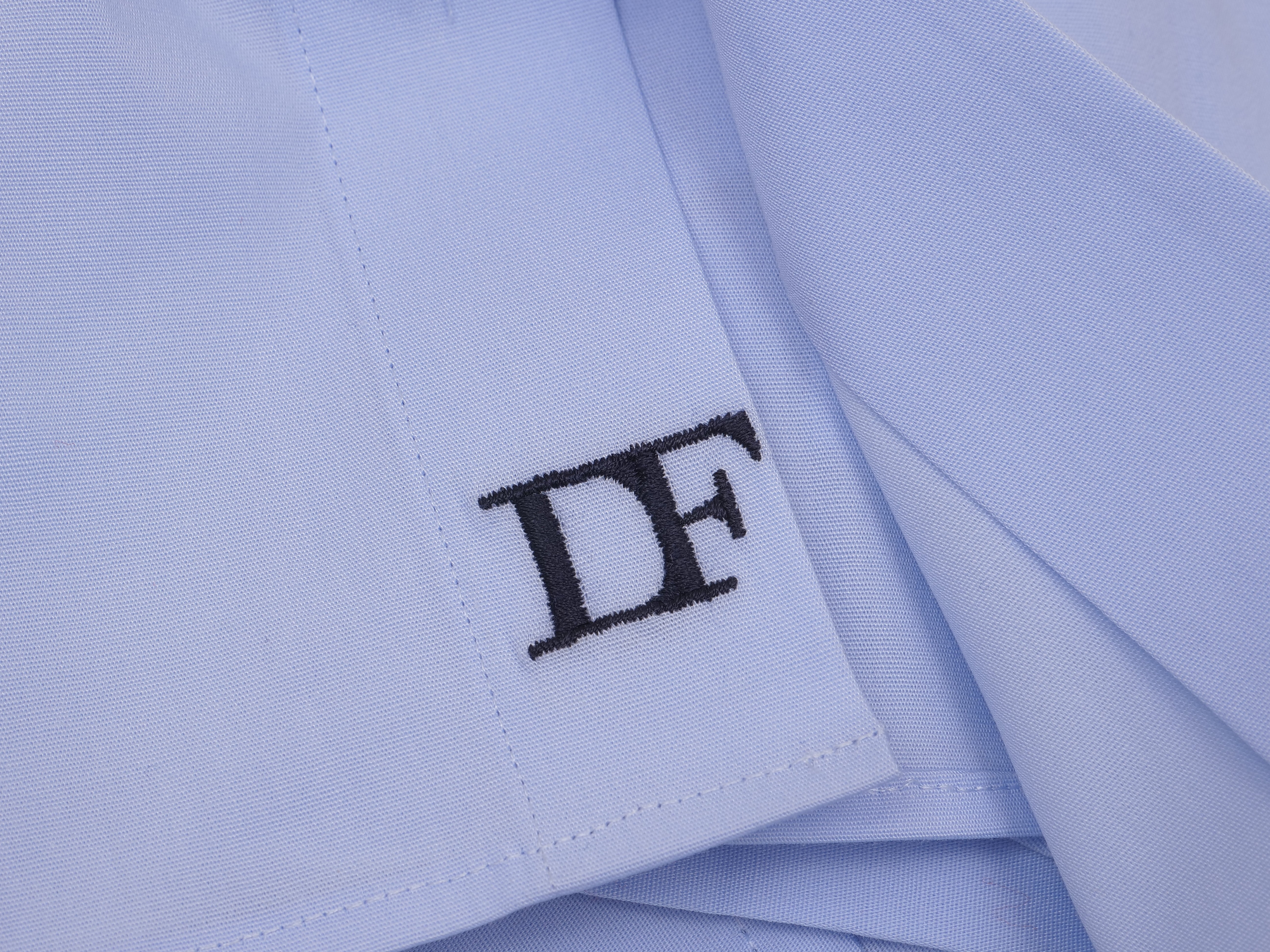 Langarmhemd modern fit aus Baumwolle-Elasthan mit Kent-Kragen von Daniel Fey