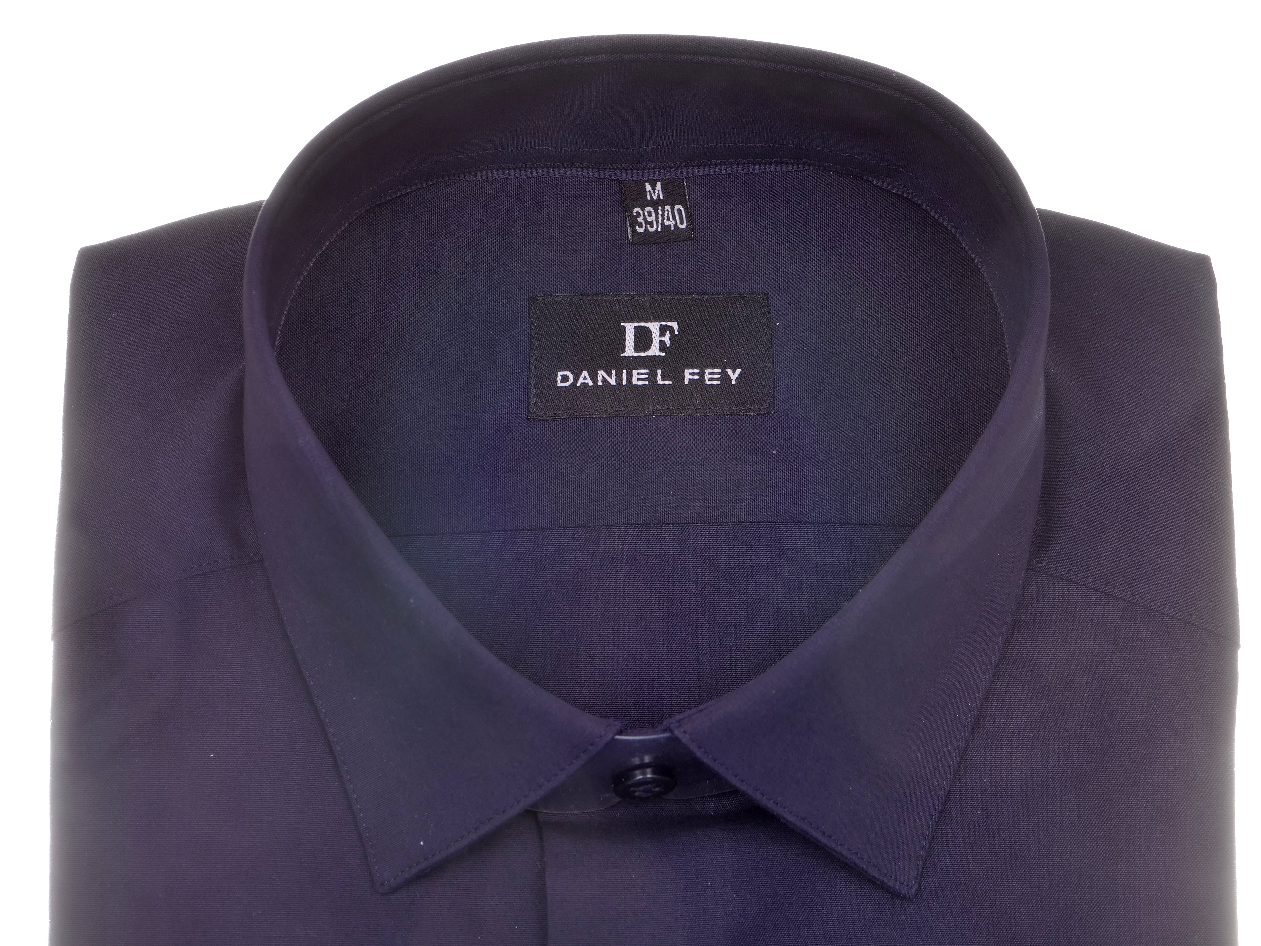 Langarmhemd modern fit aus Baumwolle-Elasthan mit Kent-Kragen von Daniel Fey