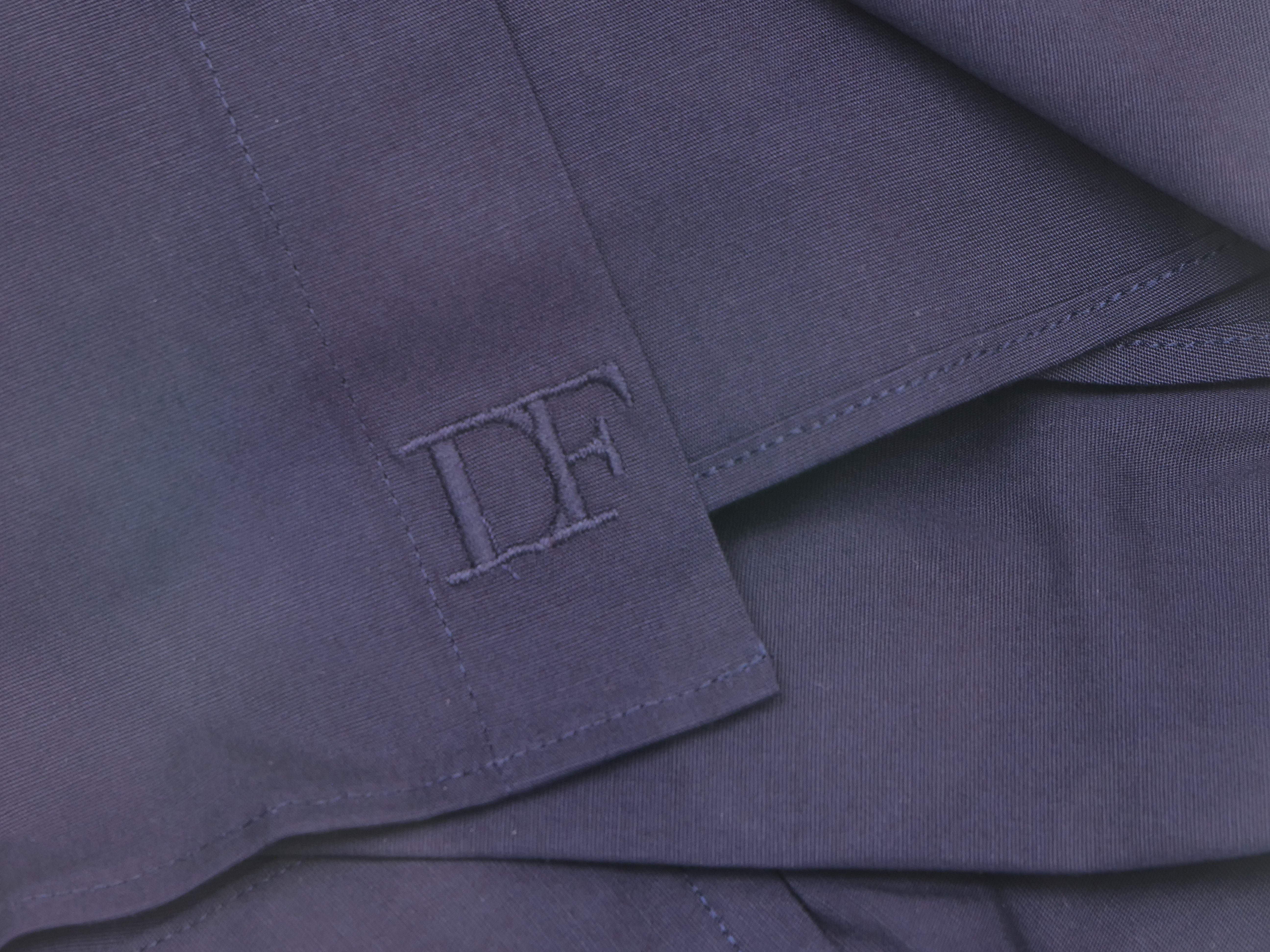 Langarmhemd modern fit aus Baumwolle-Elasthan mit Kent-Kragen von Daniel Fey