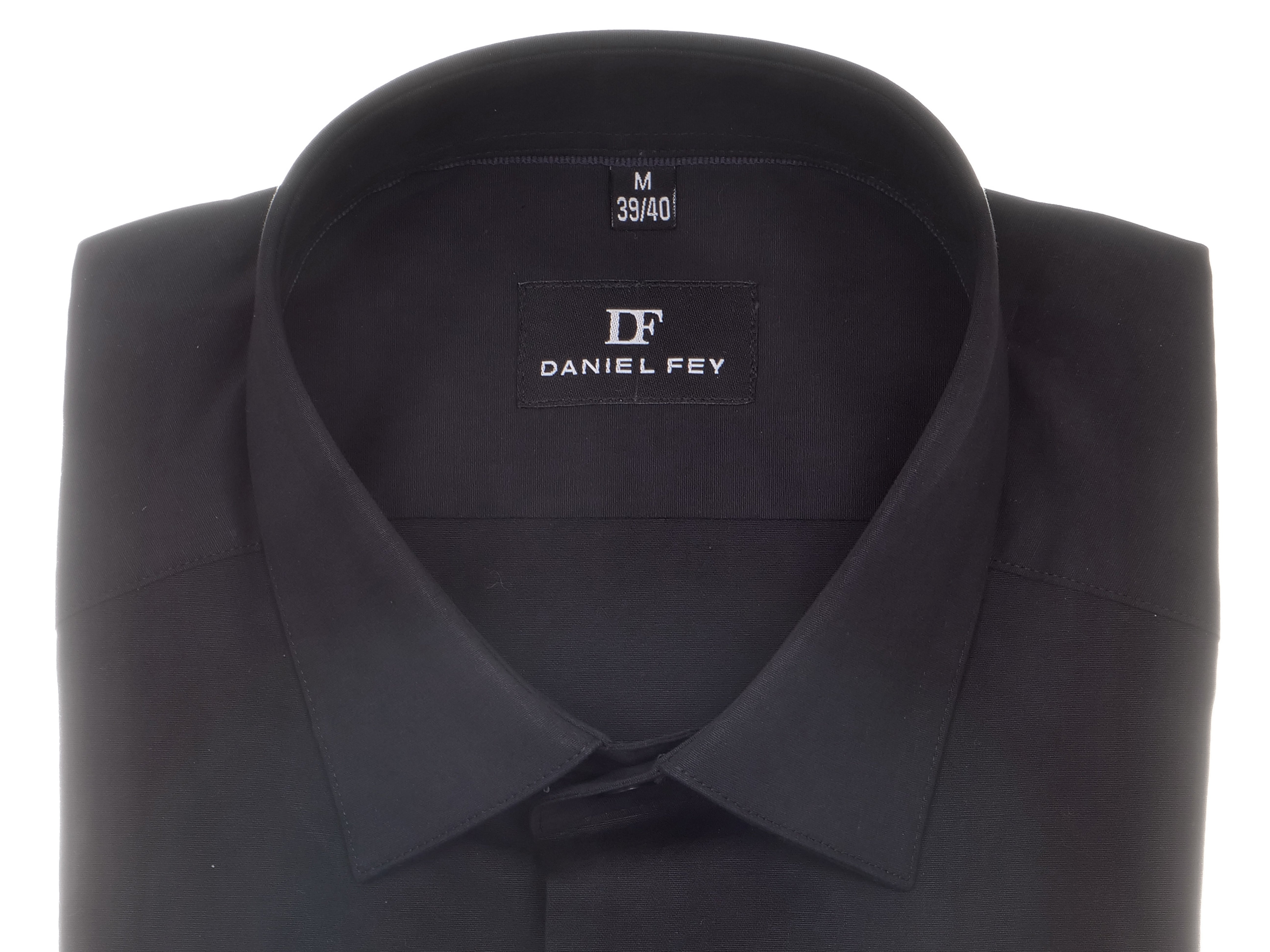 Langarmhemd modern fit aus Baumwolle-Elasthan mit Kent-Kragen von Daniel Fey