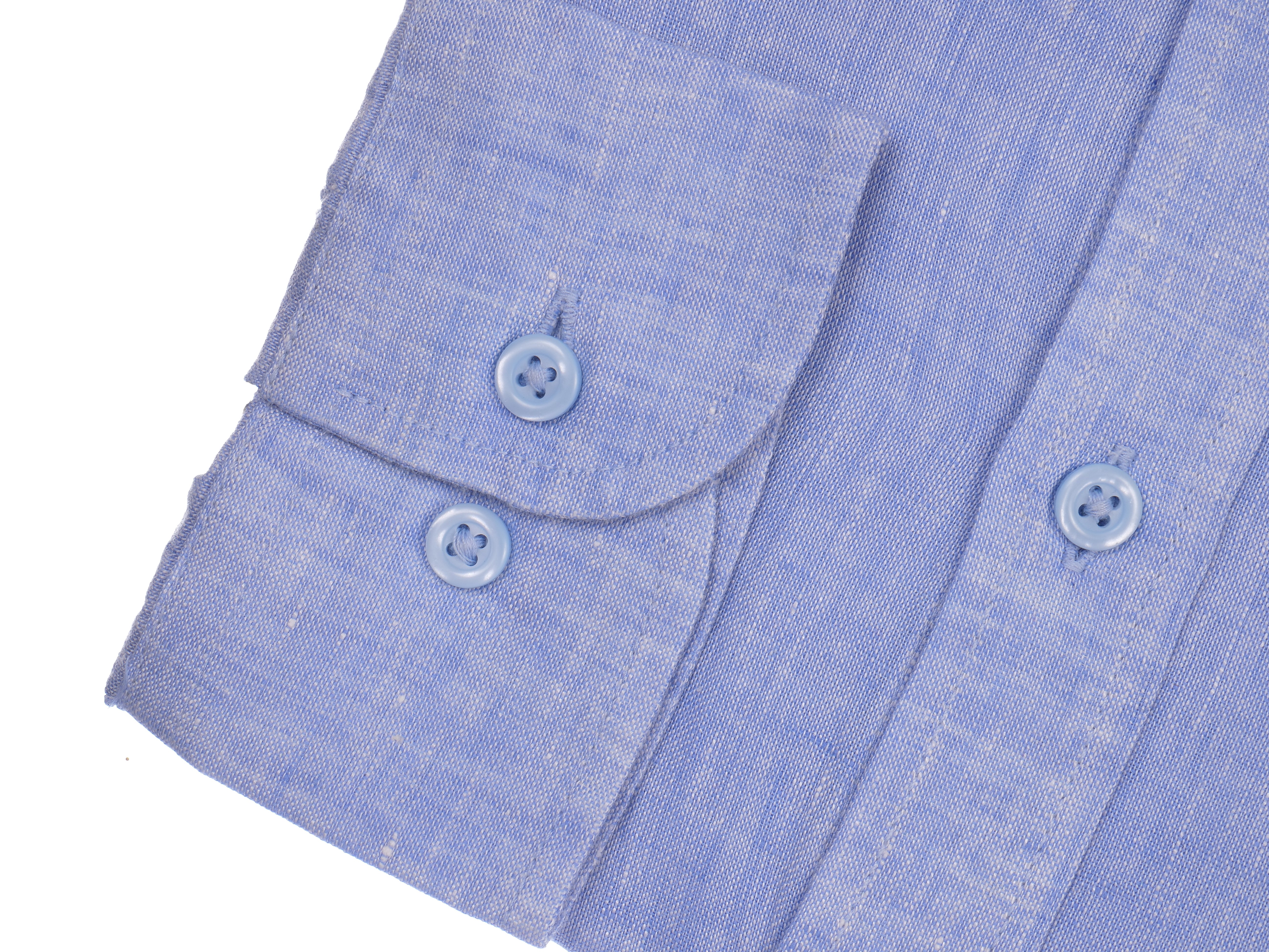 Langarmhemd modern fit aus Leinen mit Button-down Kragen und Brusttasche von Daniel Fey