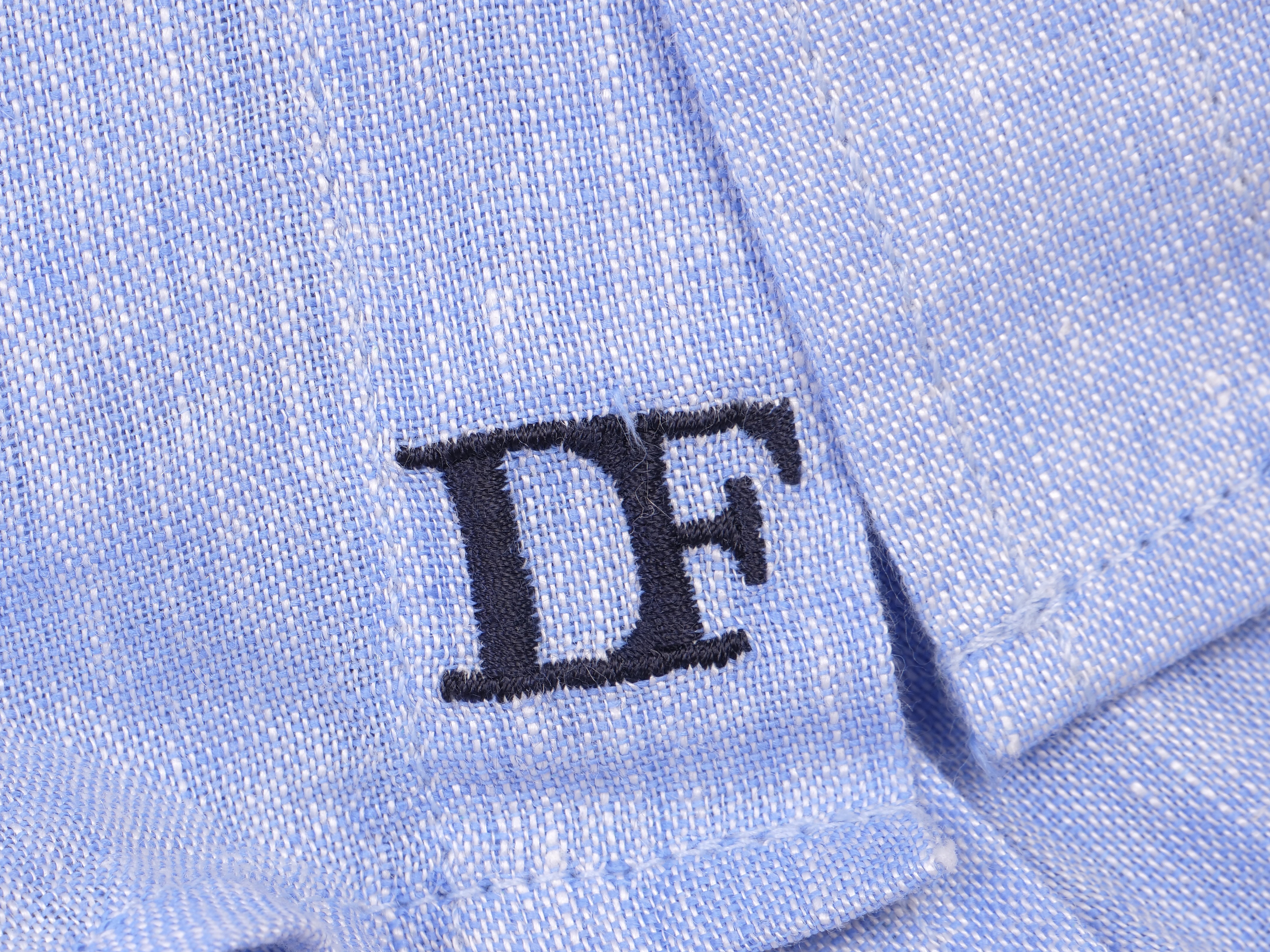 Langarmhemd modern fit aus Leinen mit Button-down Kragen und Brusttasche von Daniel Fey