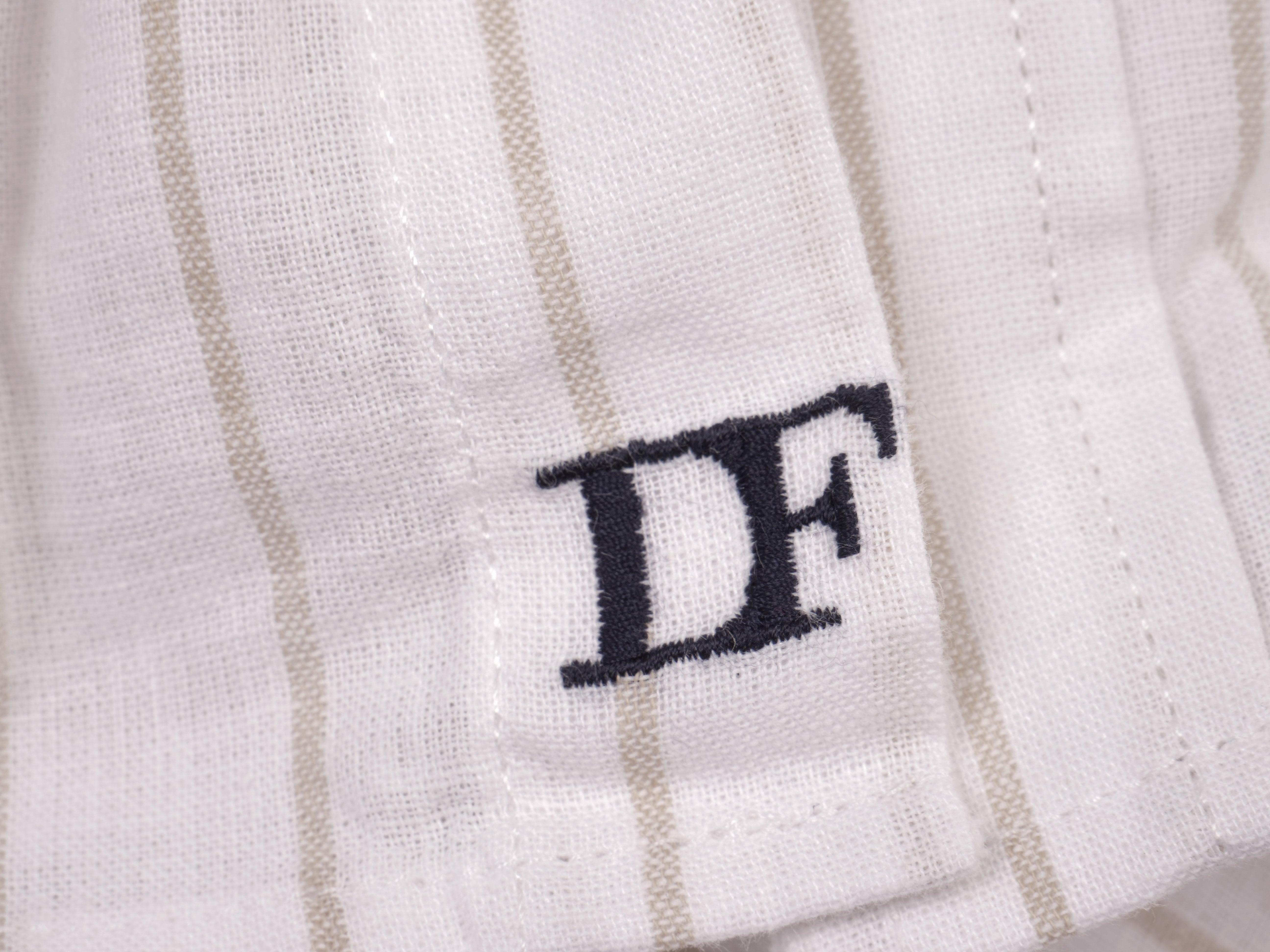 Langarmhemd modern fit aus Halbleinen mit Kent-Kragen und Brusttasche von Daniel Fey