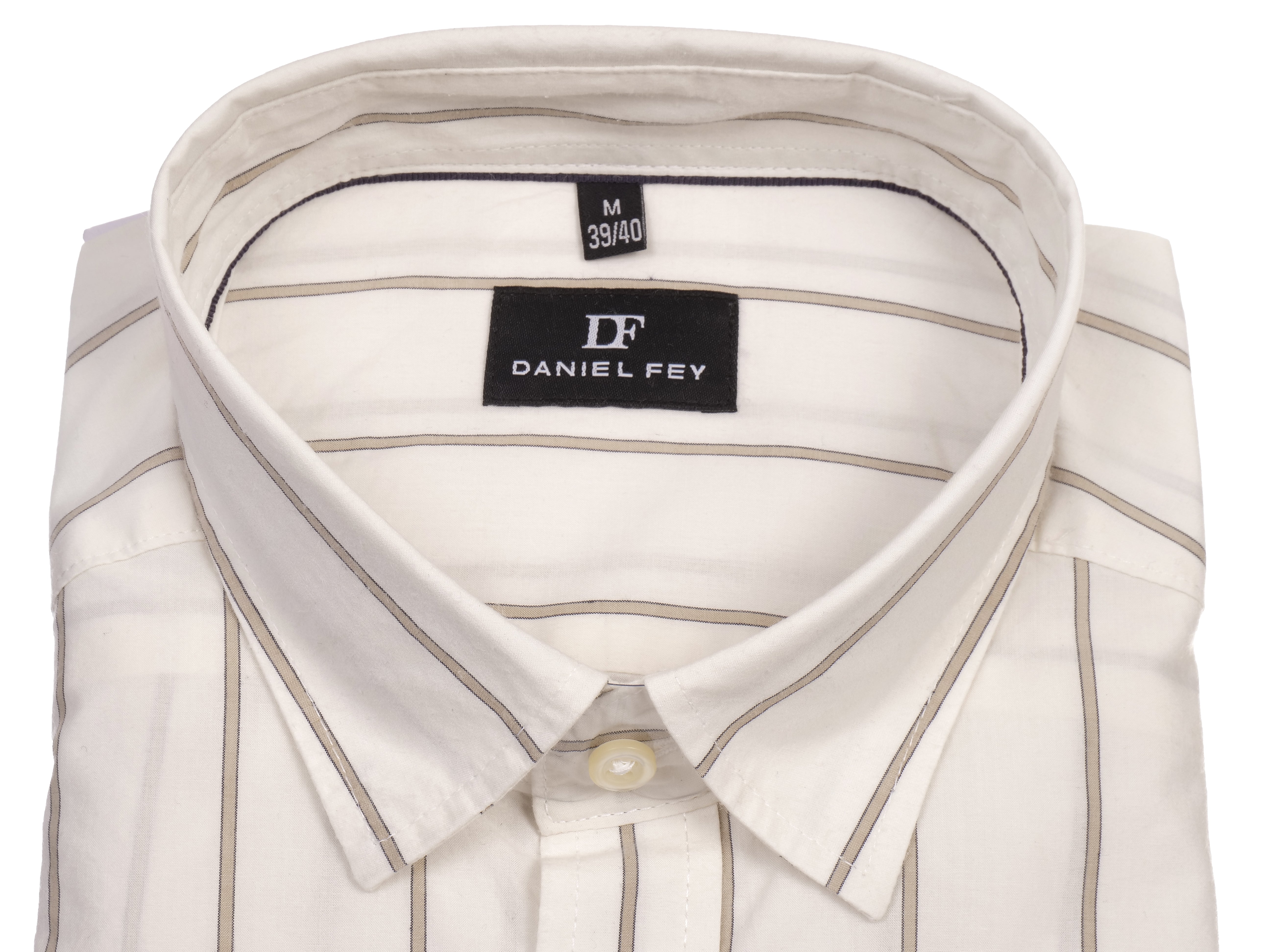 Langarmhemd modern fit aus Baumwolle-Tencel mit Kent-Kragen und Brusttasche von Daniel Fey