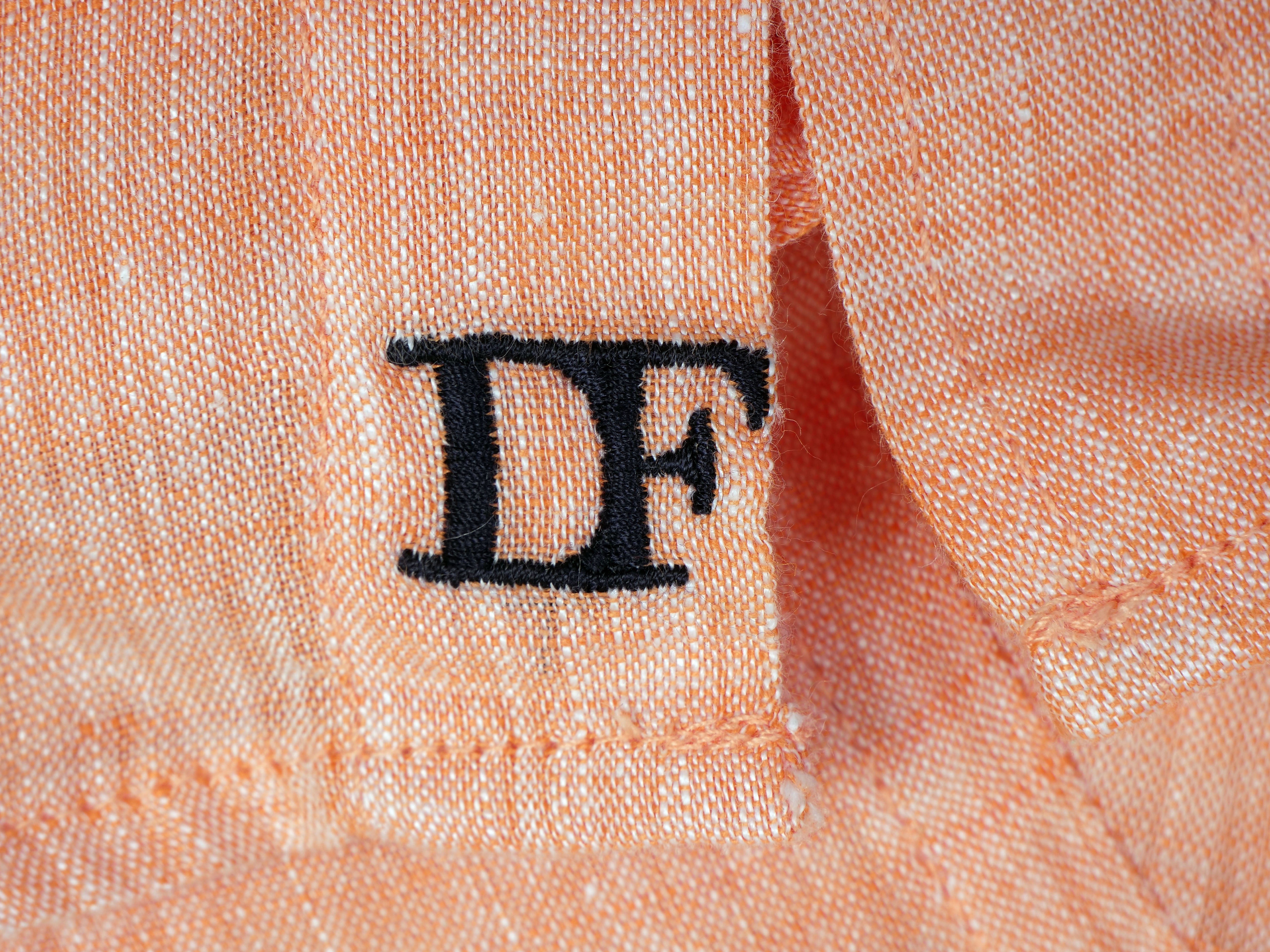 Langarmhemd modern fit aus Leinen mit Button-down Kragen und Brusttasche von Daniel Fey