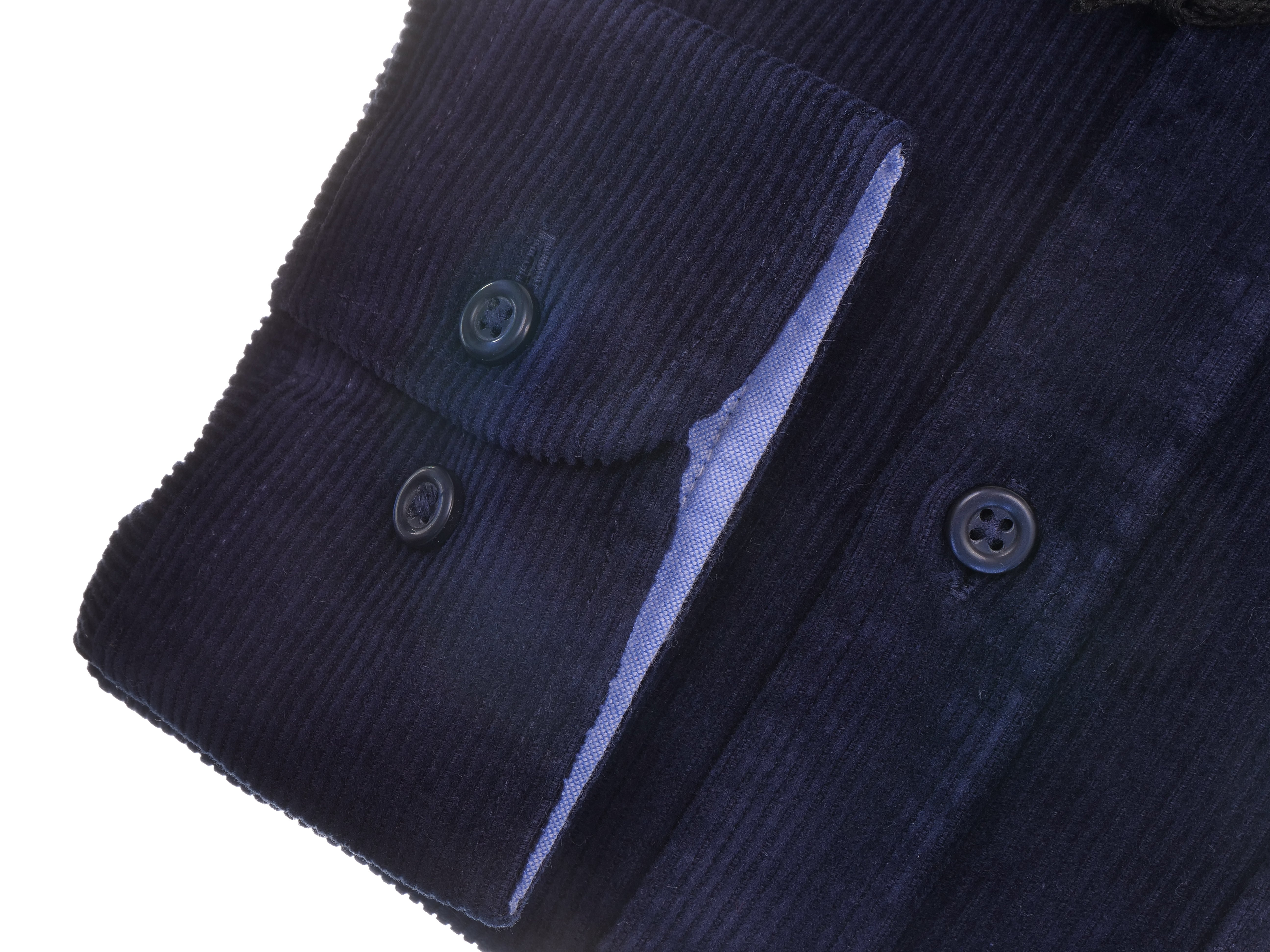 Langarmhemd modern fit aus Cord mit Button-down-Kragen und Brusttasche von Daniel Fey