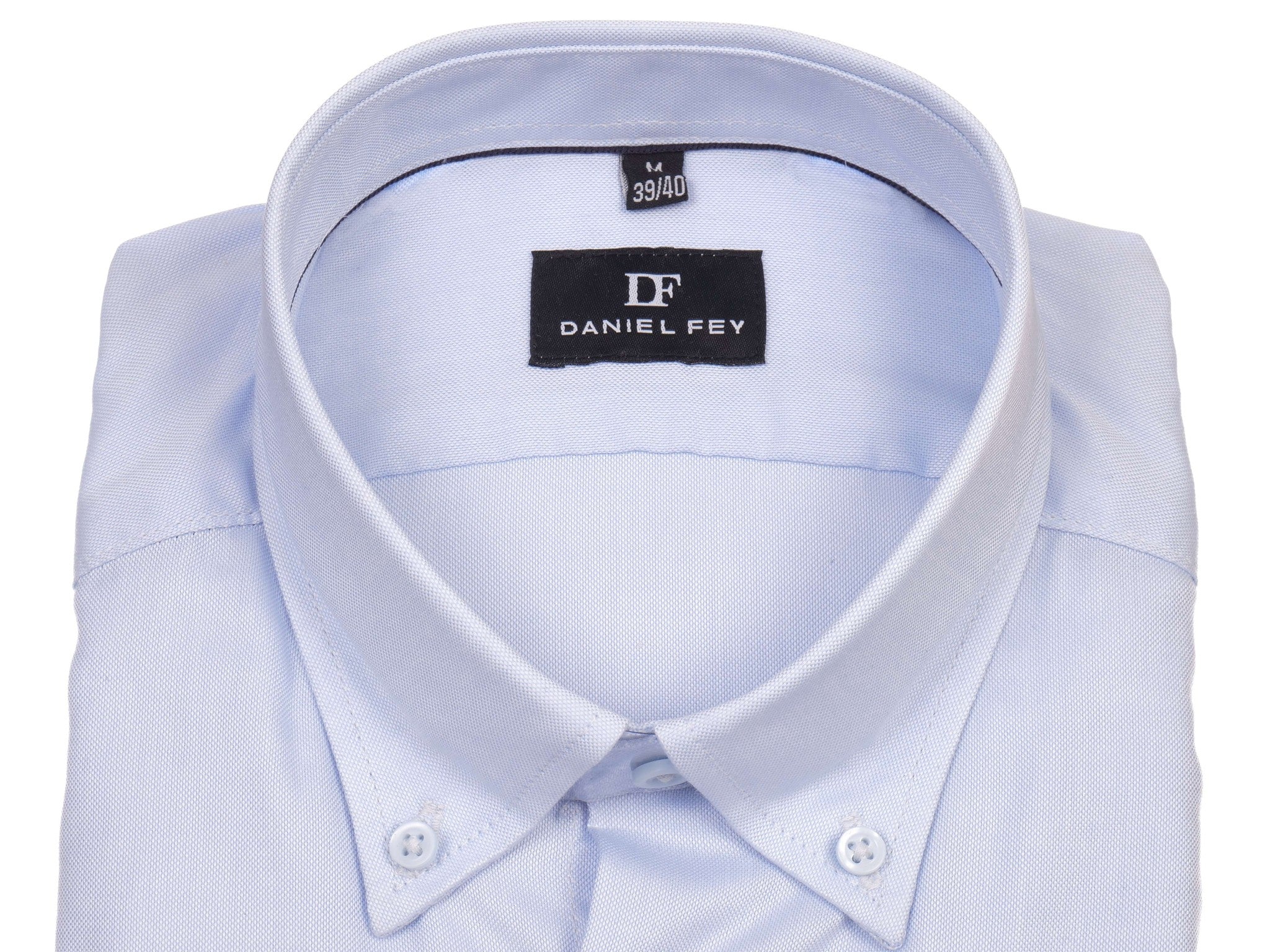 Langarmhemd modern fit aus Baumwolle mit Button-down-Kragen und Brusttasche von Daniel Fey